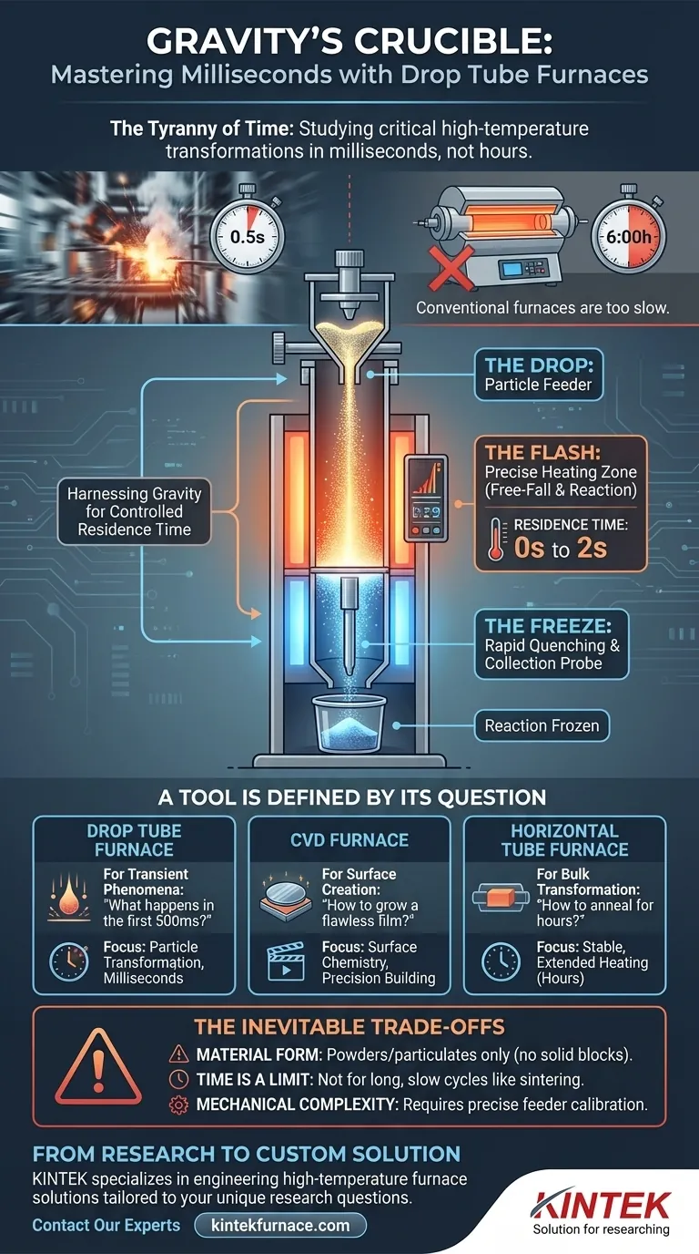Gravity's Crucible: Millisekunden meistern mit Fallrohröfen Visuelle Anleitung