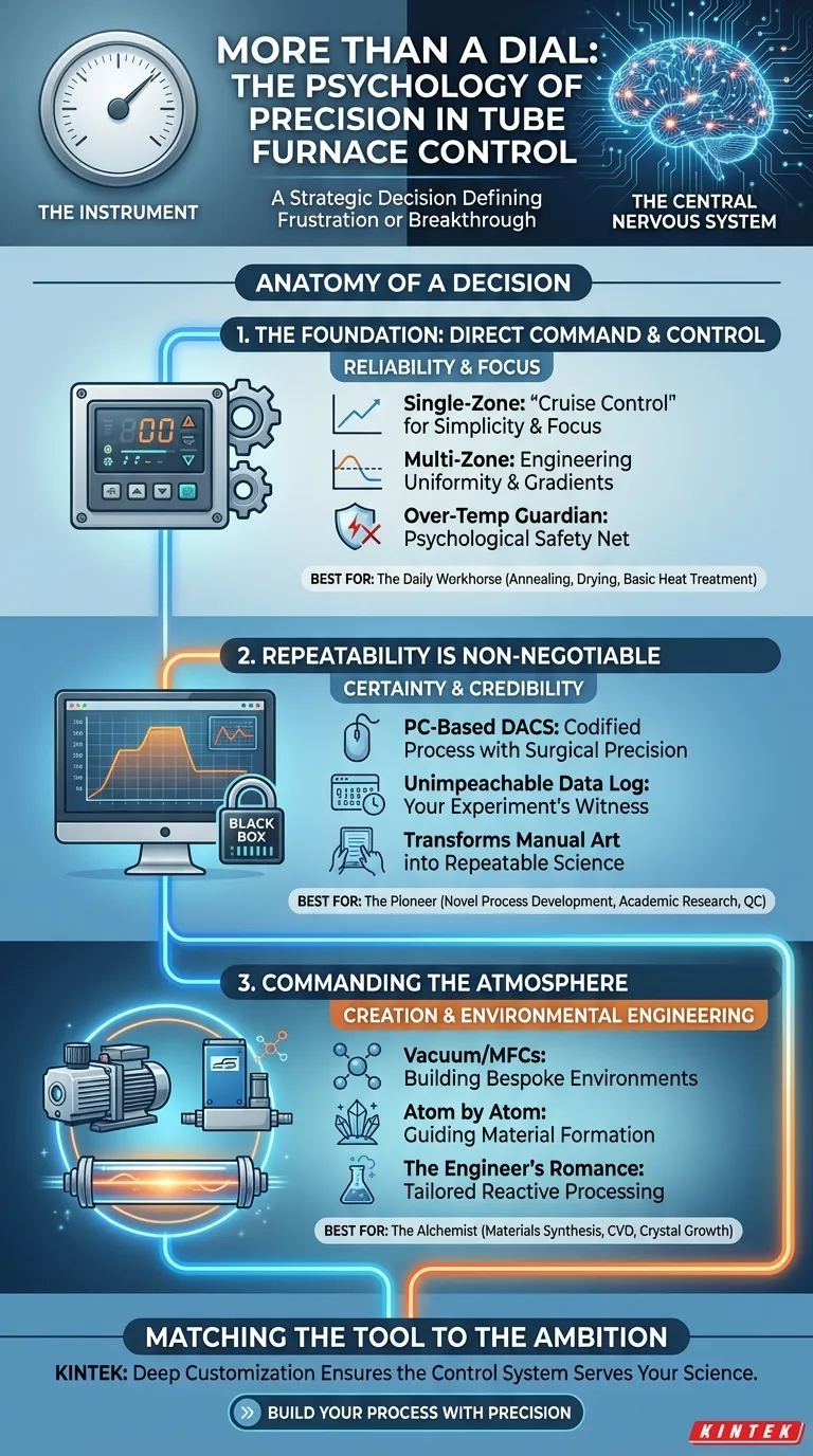 Больше, чем ручка: психология точности в управлении трубчатой печью Визуальное руководство