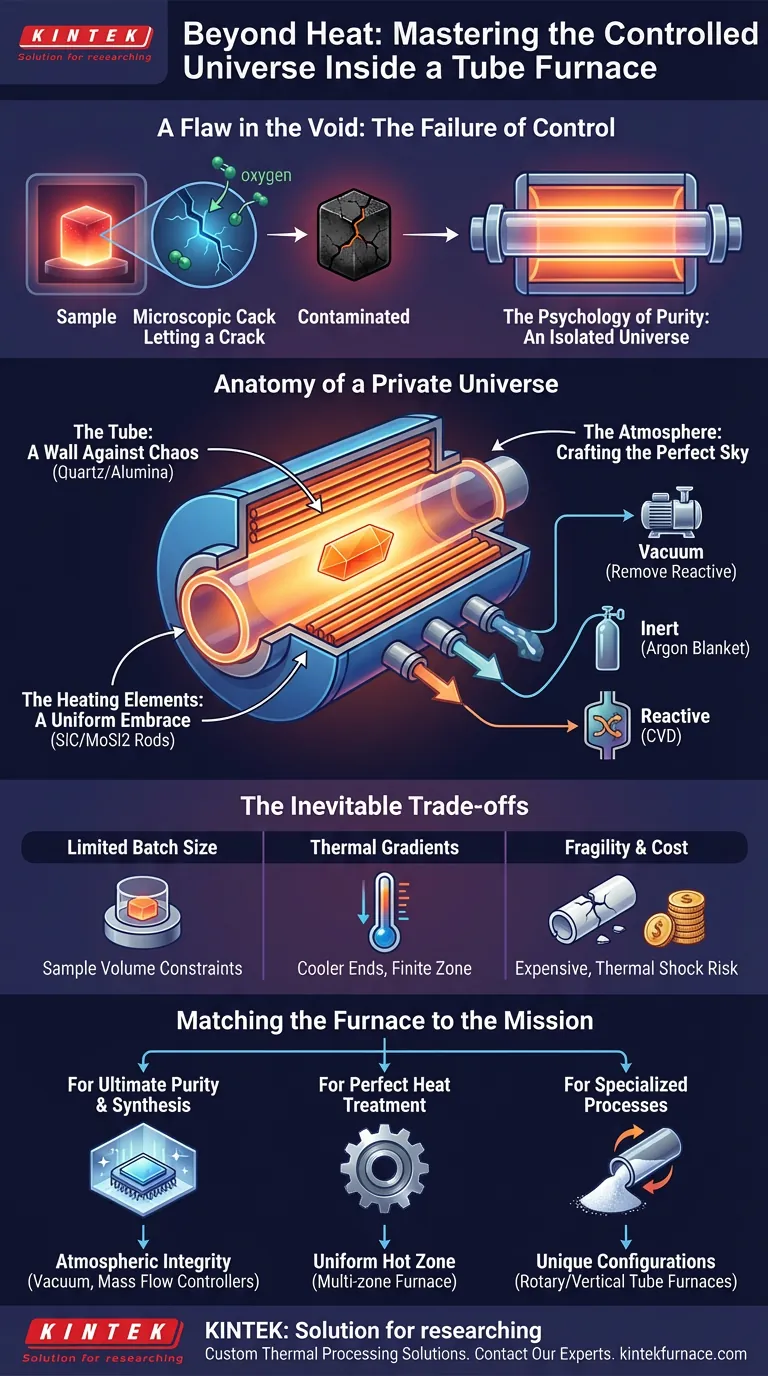Jenseits der Hitze: Die kontrollierte Welt im Rohrofen meistern Visuelle Anleitung