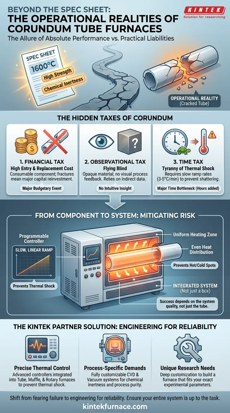 Beyond the Spec Sheet: The Operational Realities of Corundum Tube Furnaces Visual Guide