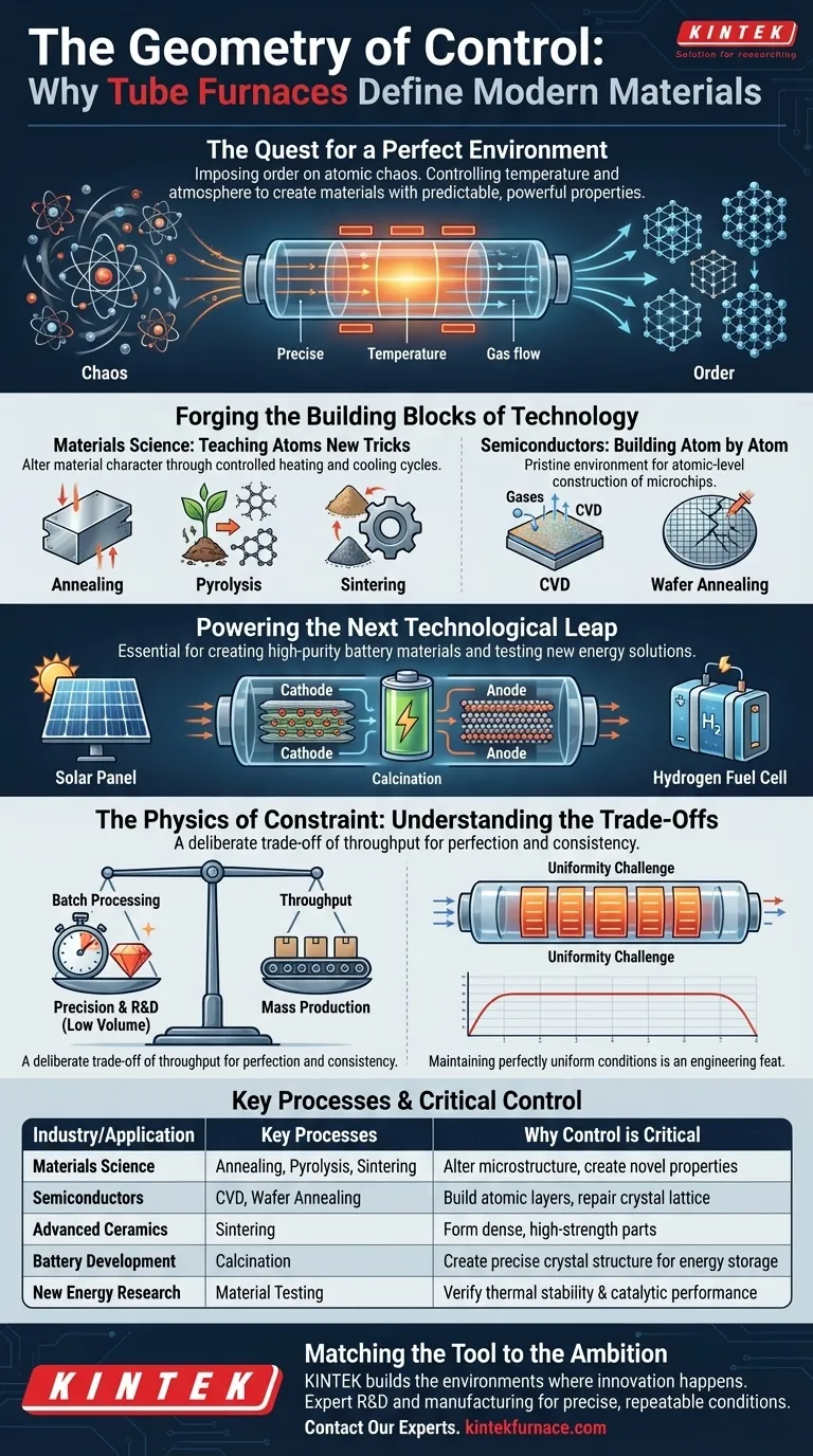 Геометрия контроля: почему трубчатые печи определяют современные материалы Визуальное руководство