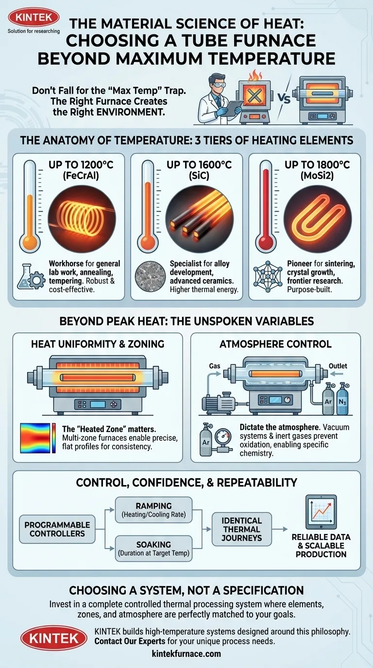 The Material Science of Heat: Choosing a Tube Furnace Beyond Maximum Temperature Visual Guide