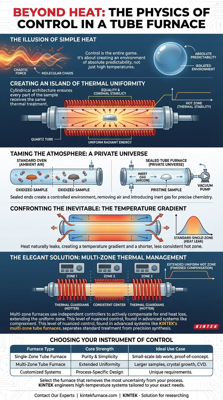 Beyond Heat: The Physics of Control in a Tube Furnace Visual Guide