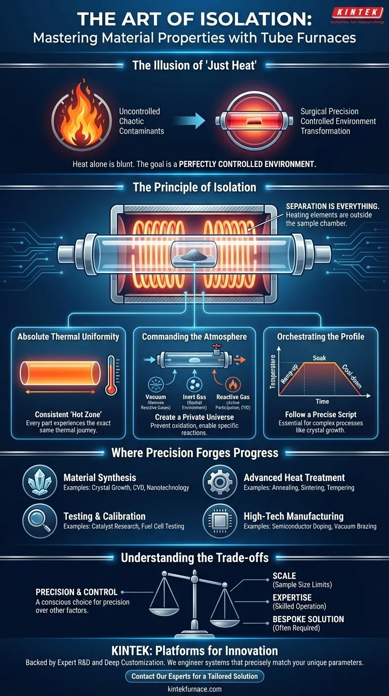 Искусство изоляции: освоение свойств материалов с помощью трубчатых печей Визуальное руководство