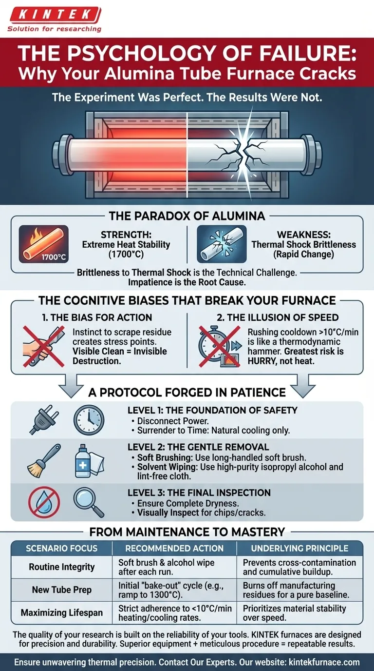 A Psicologia do Fracasso: Por Que o Seu Forno de Tubo de Alumina Rachou Guia Visual