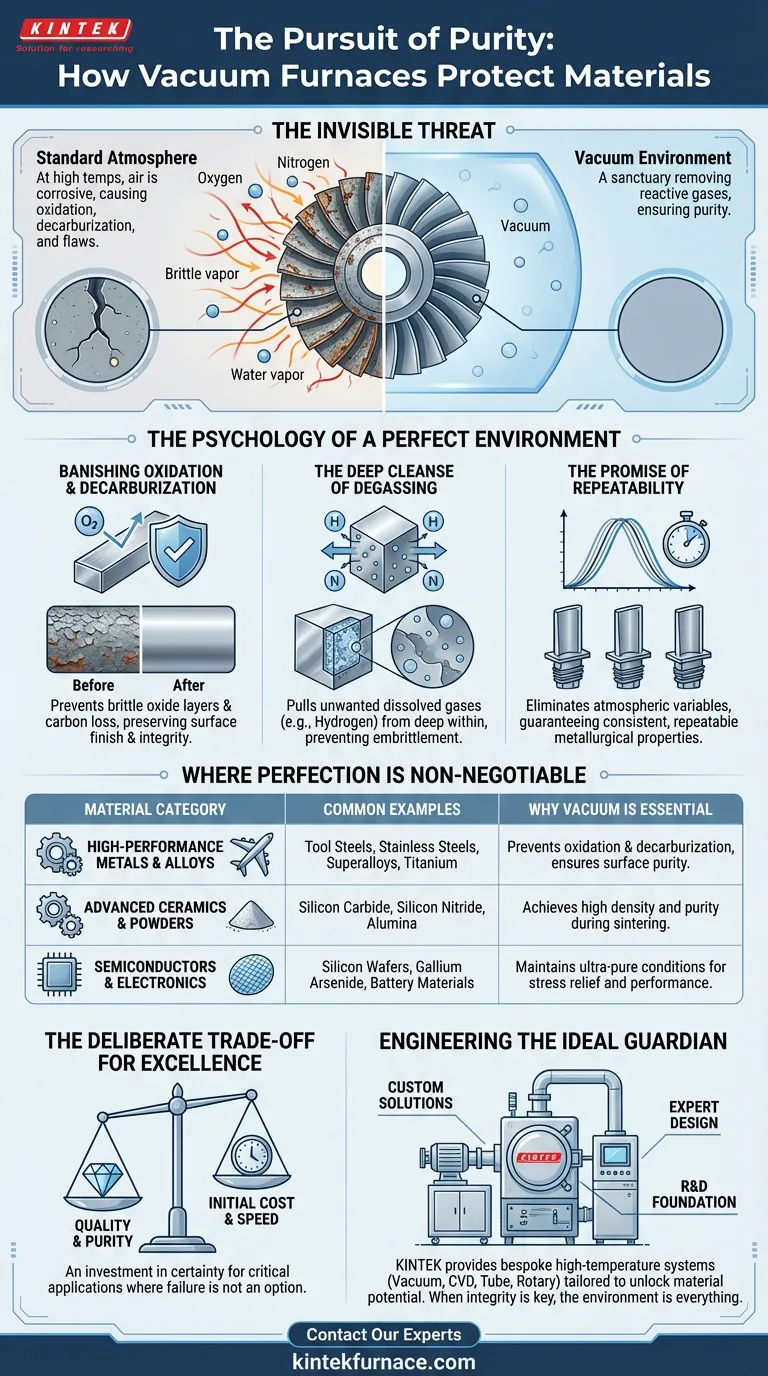La Quête de la Pureté : Comment les fours sous vide protègent les matériaux dans leur état le plus vulnérable Guide Visuel
