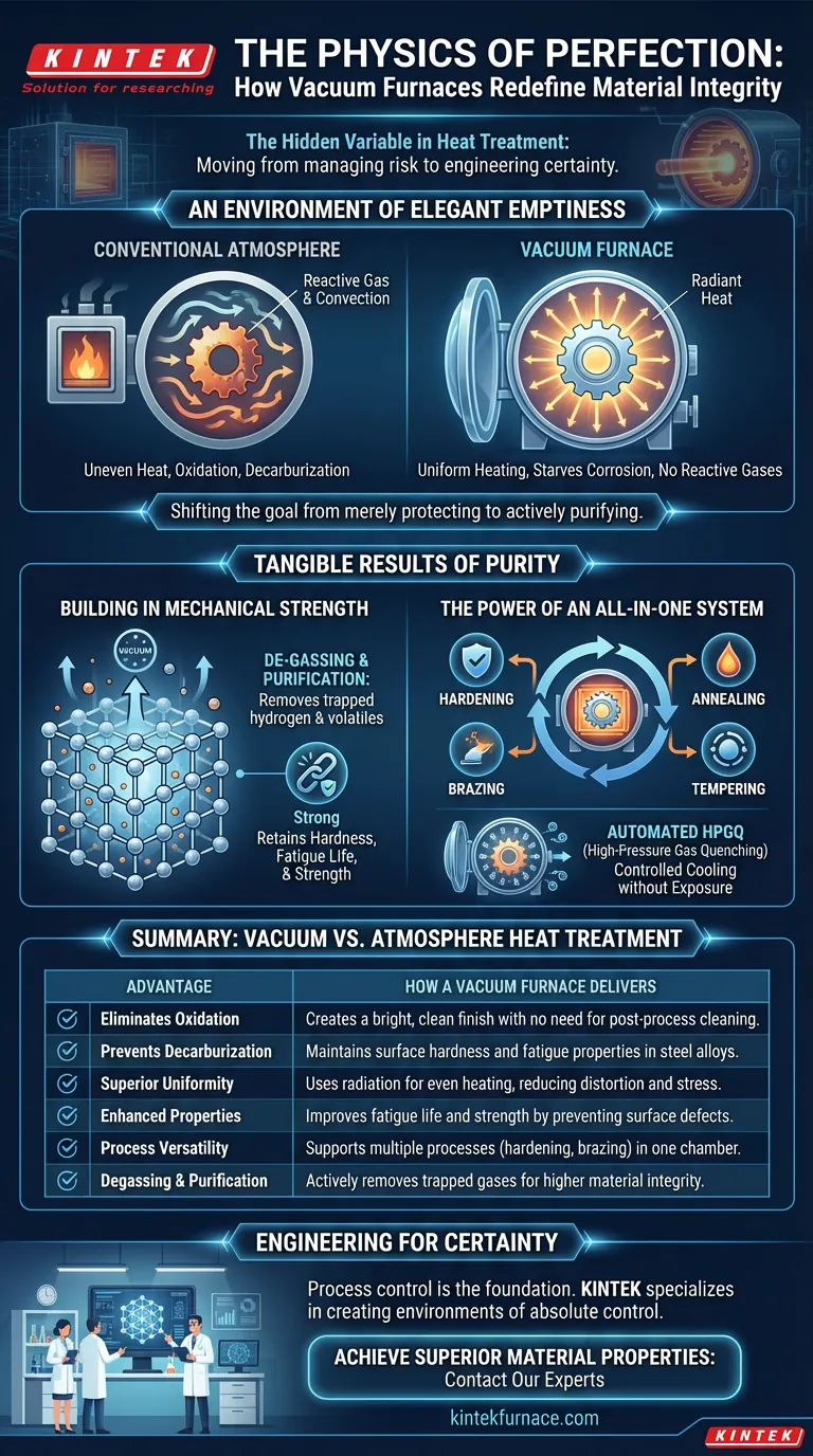 A Física da Perfeição: Como os Fornos a Vácuo Redefinem a Integridade dos Materiais Guia Visual
