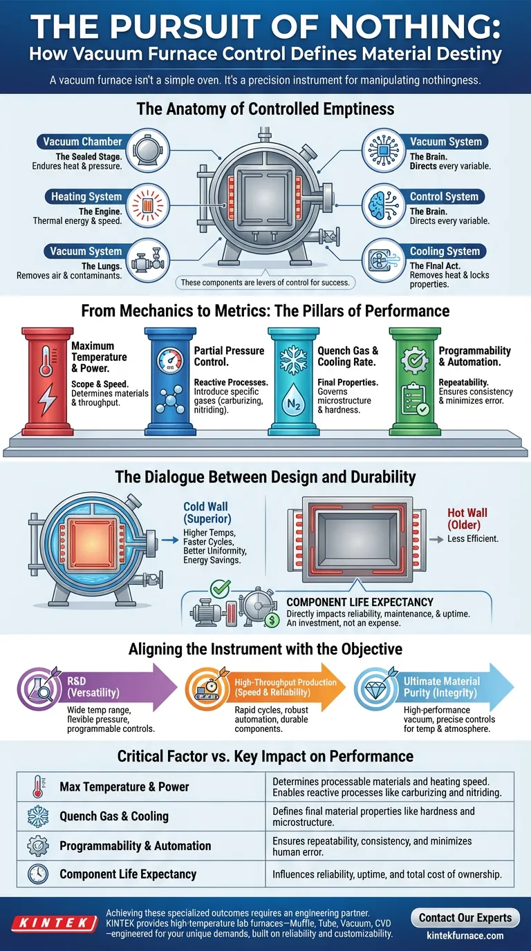 La Búsqueda de la Nada: Cómo el Control del Horno de Vacío Define el Destino del Material Guía Visual