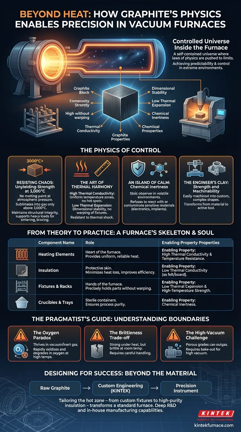 Beyond Heat: How Graphite's Physics Enables Precision in Vacuum Furnaces Visual Guide