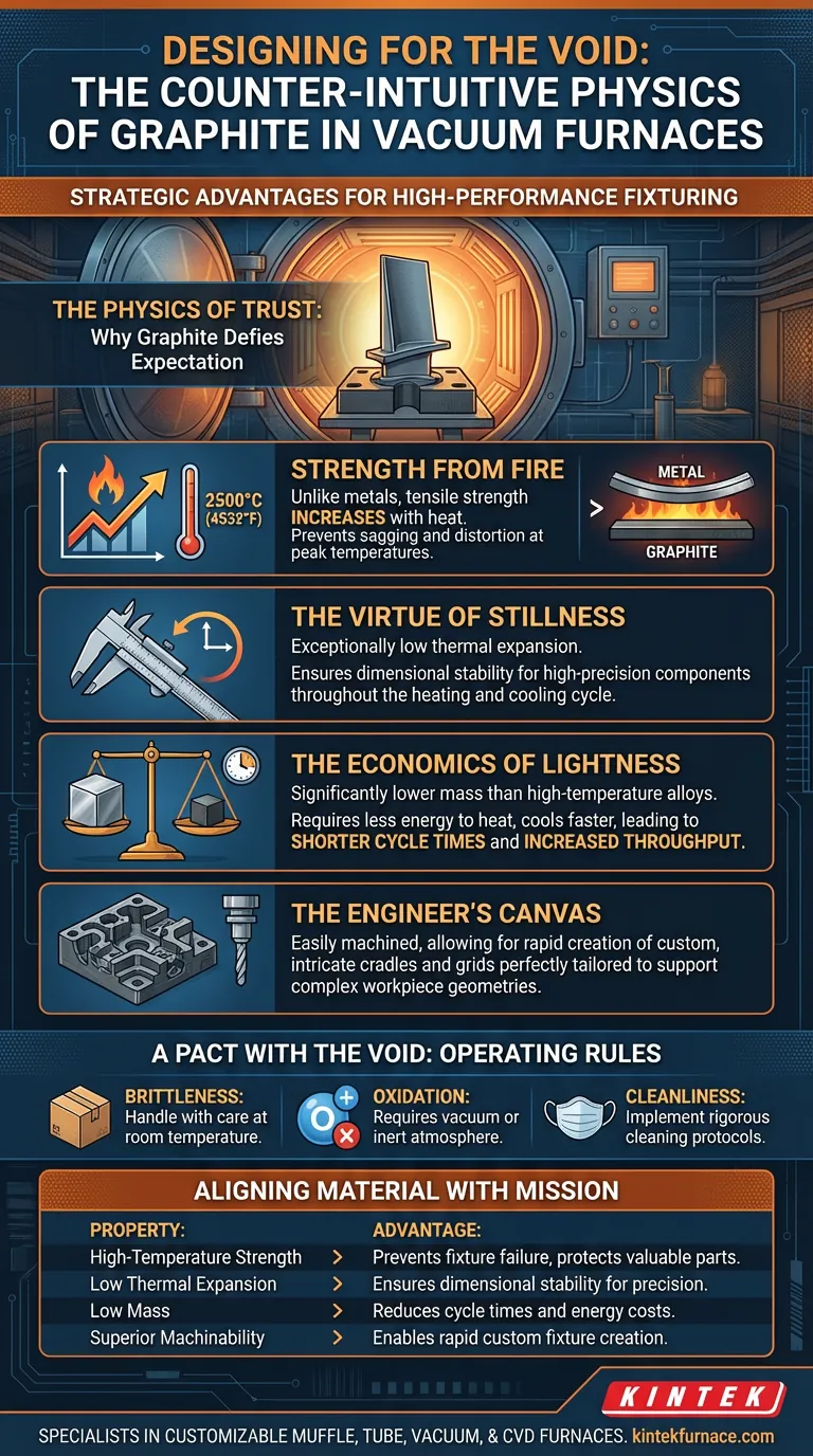 Conception pour le vide : La physique contre-intuitive du graphite dans les fours sous vide Guide Visuel