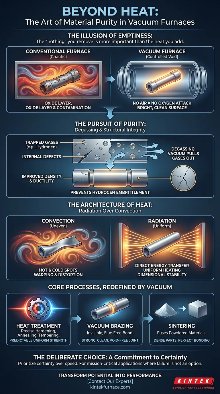 Oltre il Calore: L'Arte della Purezza dei Materiali nei Forni Sottovuoto Guida Visiva