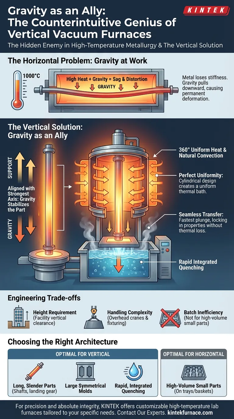 Schwerkraft als Verbündeter: Der kontraintuitive Geniestreich von vertikalen Vakuumöfen Visuelle Anleitung