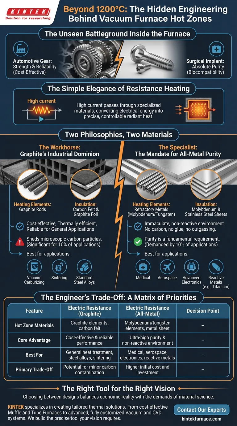 Beyond 1200°C: The Hidden Engineering Behind Vacuum Furnace Hot Zones Visual Guide