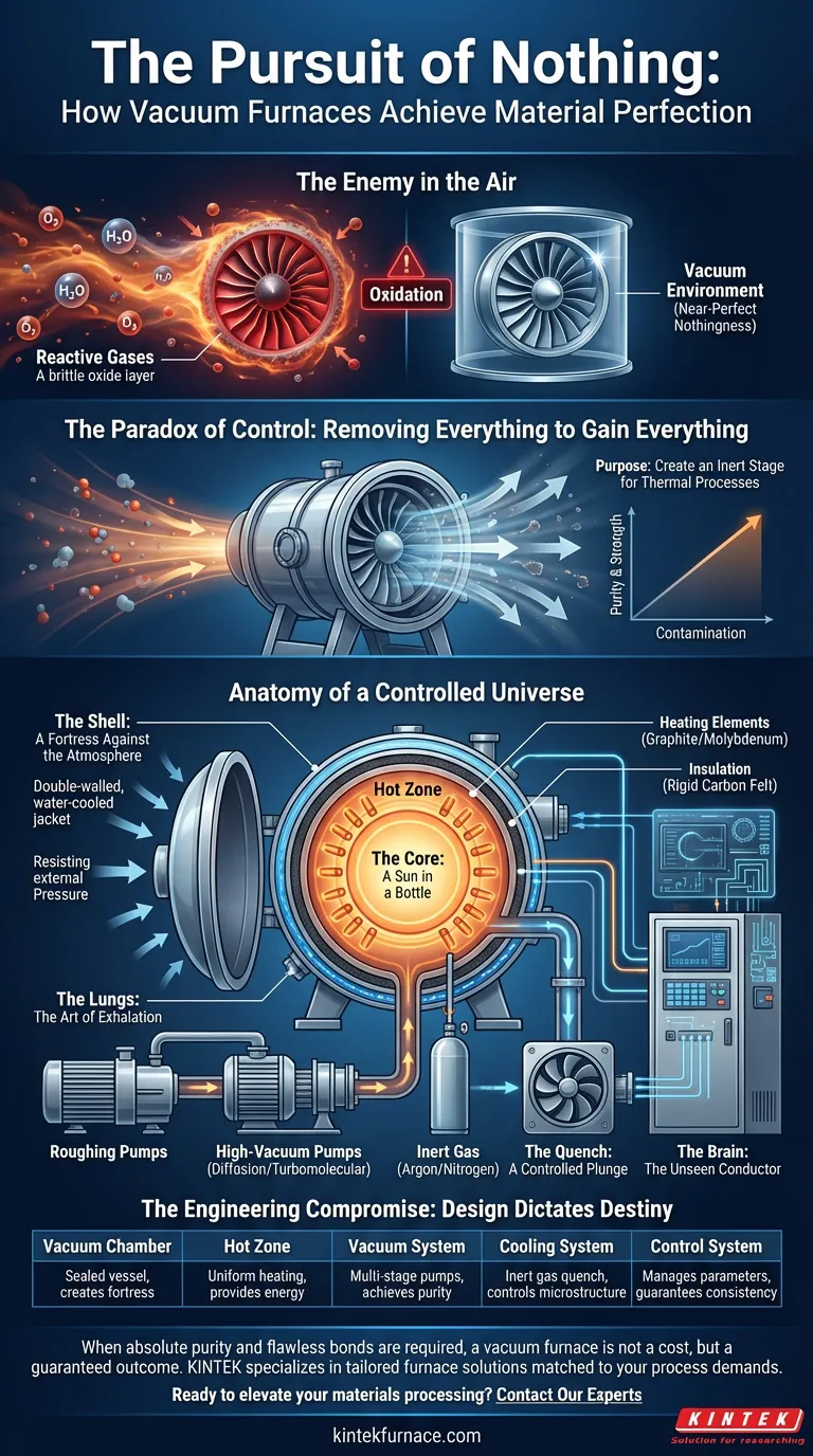 The Pursuit of Nothing: How Vacuum Furnaces Achieve Material Perfection Visual Guide