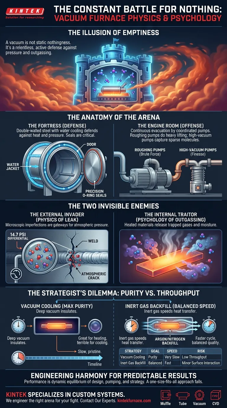 Der ständige Kampf um Nichts: Die Physik und Psychologie eines Vakuumofens Visuelle Anleitung