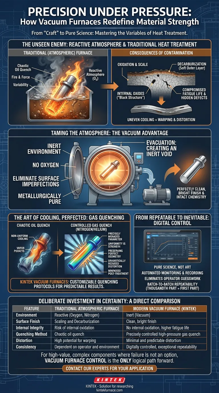 الدقة تحت الضغط: كيف تعيد أفران التفريغ تعريف قوة المواد دليل مرئي