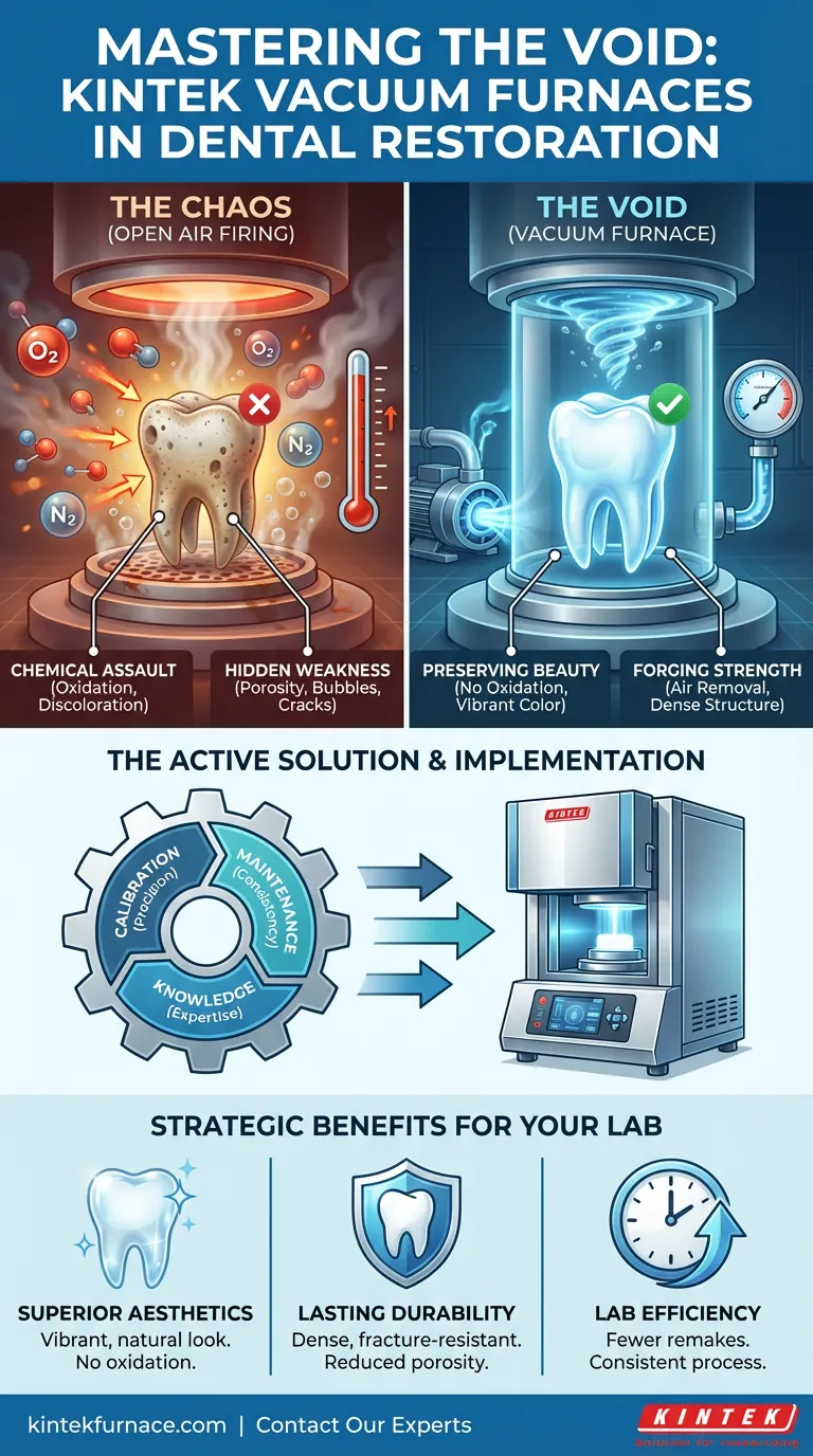 Meisterhaftigkeit des Vakuums: Wie Vakuumöfen Stärke und Schönheit in zahnärztlichen Restaurationen schmieden Visuelle Anleitung