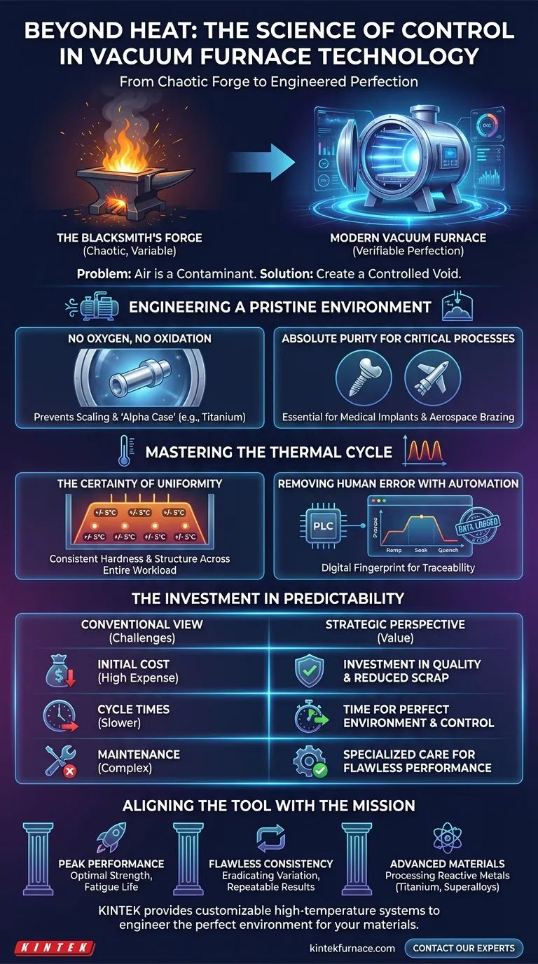 Jenseits der Hitze: Die Wissenschaft der Kontrolle in der Vakuumofentechnologie Visuelle Anleitung