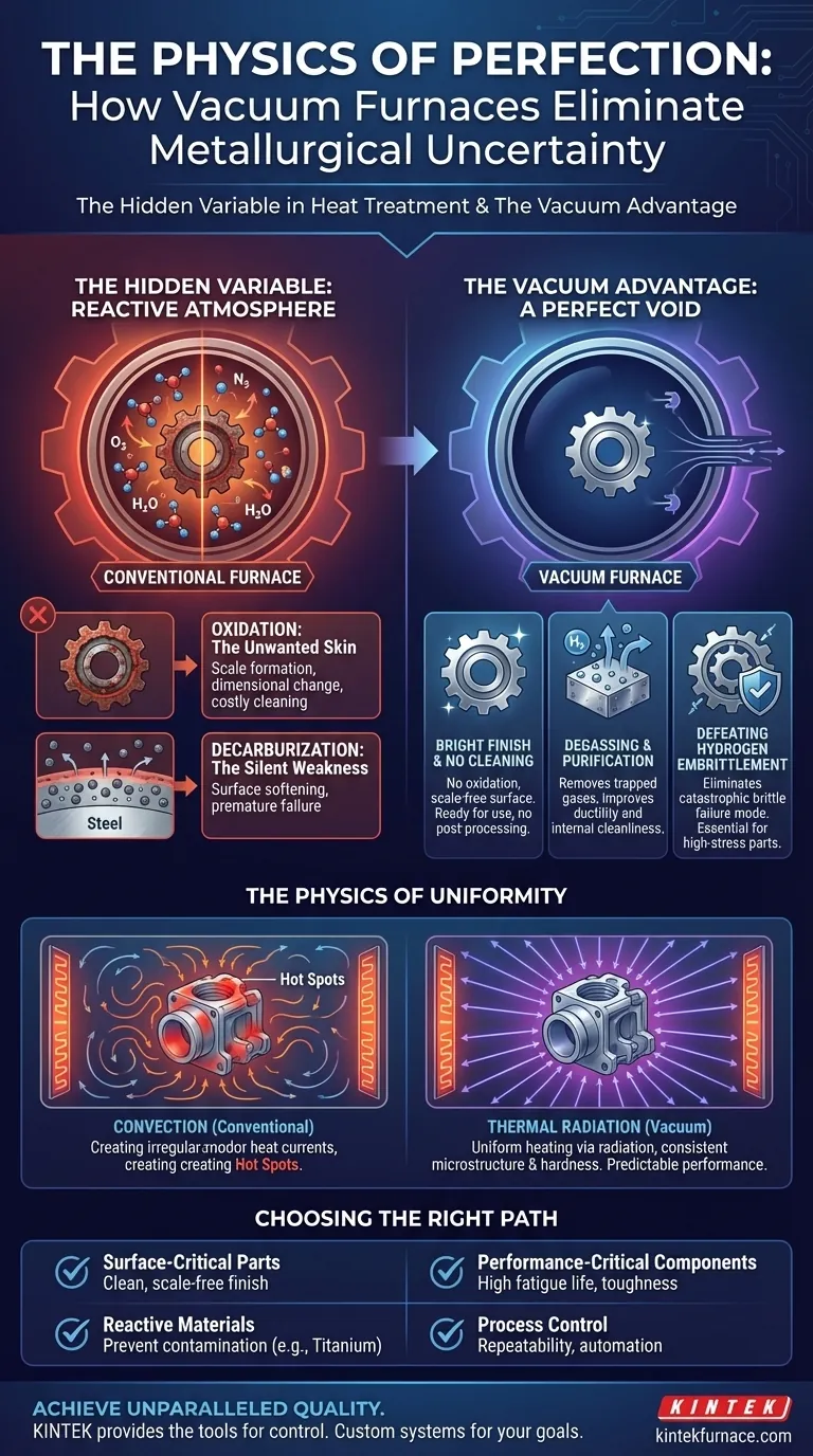 Die Physik der Perfektion: Wie Vakuumöfen metallurgische Unsicherheiten beseitigen Visuelle Anleitung
