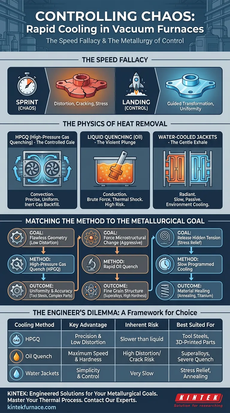 Chaos beherrschen: Die Metallurgie der schnellen Abkühlung in Vakuumöfen Visuelle Anleitung