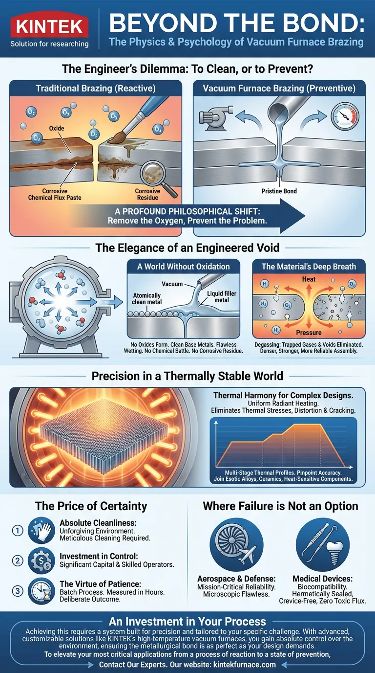 ما وراء الرابطة: فيزياء ونفسية لحام الفرن الفراغي دليل مرئي