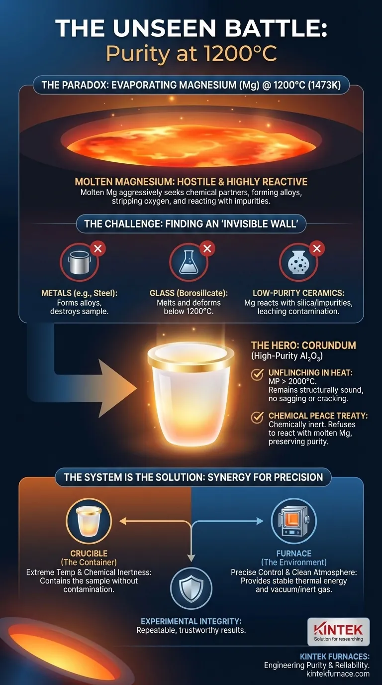 見えない戦い：溶融マグネシウムの封じ込めと純度への探求 ビジュアルガイド
