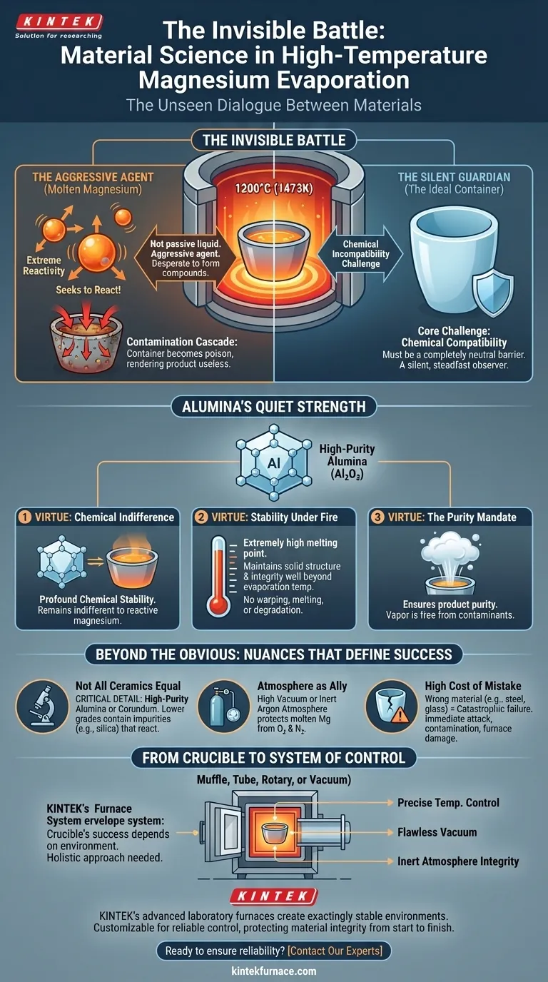 The Invisible Battle: Material Science in High-Temperature Magnesium Evaporation Visual Guide