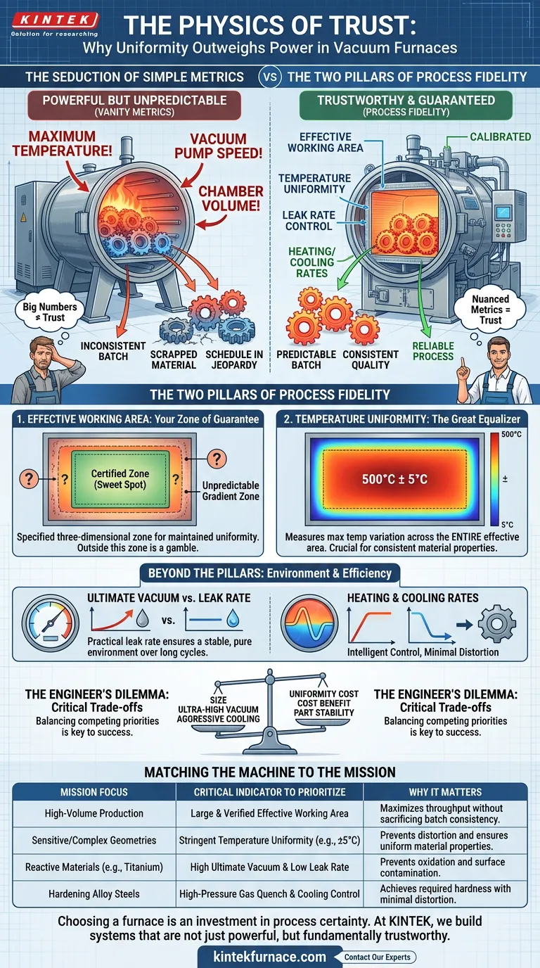 Die Physik des Vertrauens: Warum Gleichmäßigkeit in Vakuumöfen Macht übertrifft Visuelle Anleitung