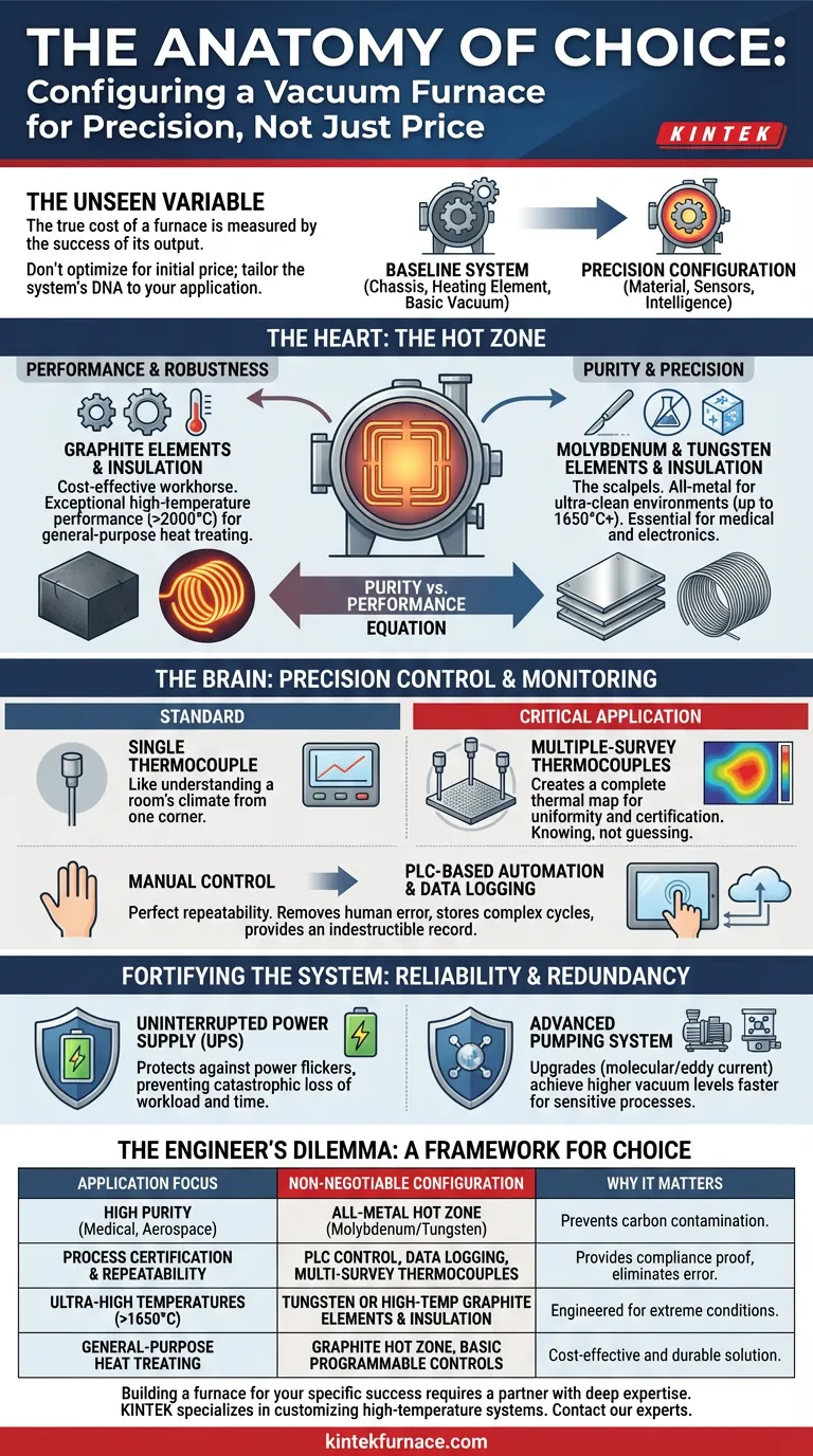선택의 해부학: 가격뿐만 아니라 정밀도를 위한 진공로 구성 시각적 가이드