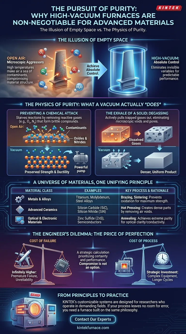 Das Streben nach Reinheit: Warum Hochvakuumöfen für fortschrittliche Materialien unverzichtbar sind Visuelle Anleitung