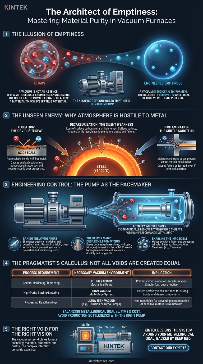 The Architect of Emptiness: Mastering Material Purity in Vacuum Furnaces Visual Guide