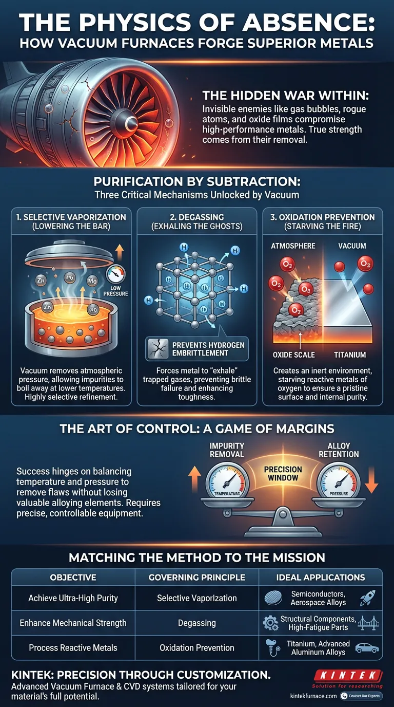 The Physics of Absence: How Vacuum Furnaces Forge Superior Metals Visual Guide