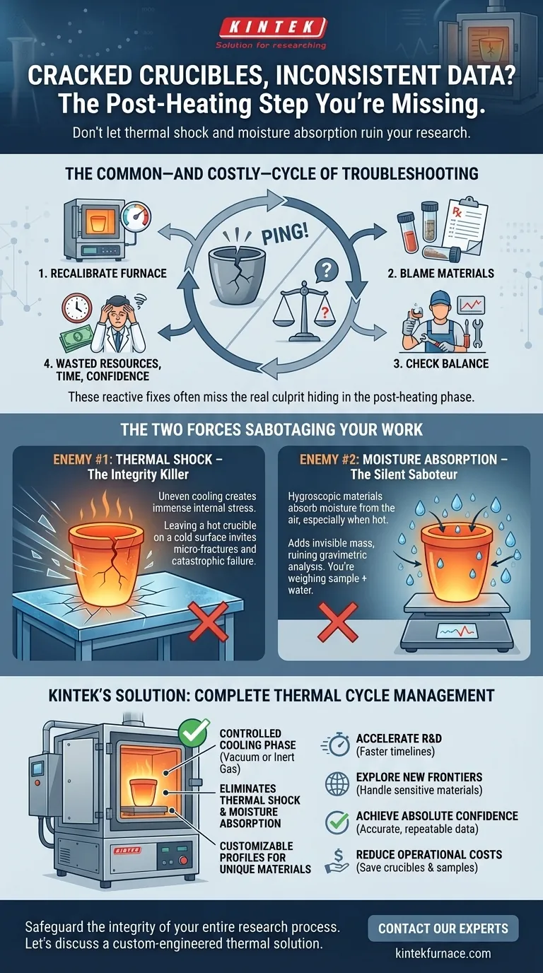 ひび割れたるつぼ、一貫性のないデータ？ あなたが見落としている加熱後処理 ビジュアルガイド