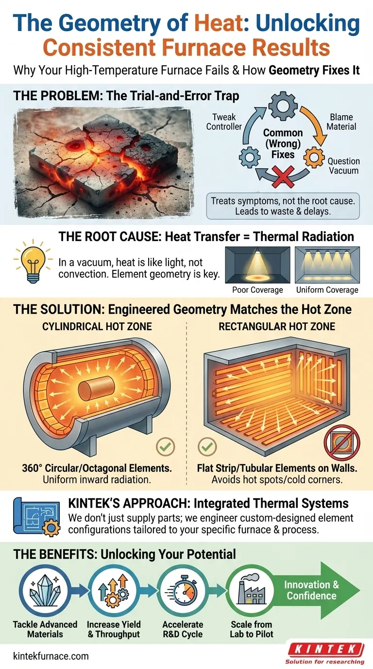 Pourquoi votre four à haute température donne des résultats incohérents — et comment la géométrie est la clé pour y remédier Guide Visuel