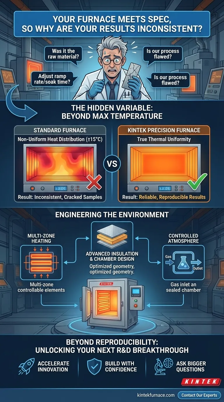 仕様を満たしているはずの炉で、なぜ結果にばらつきが出るのか？ ビジュアルガイド