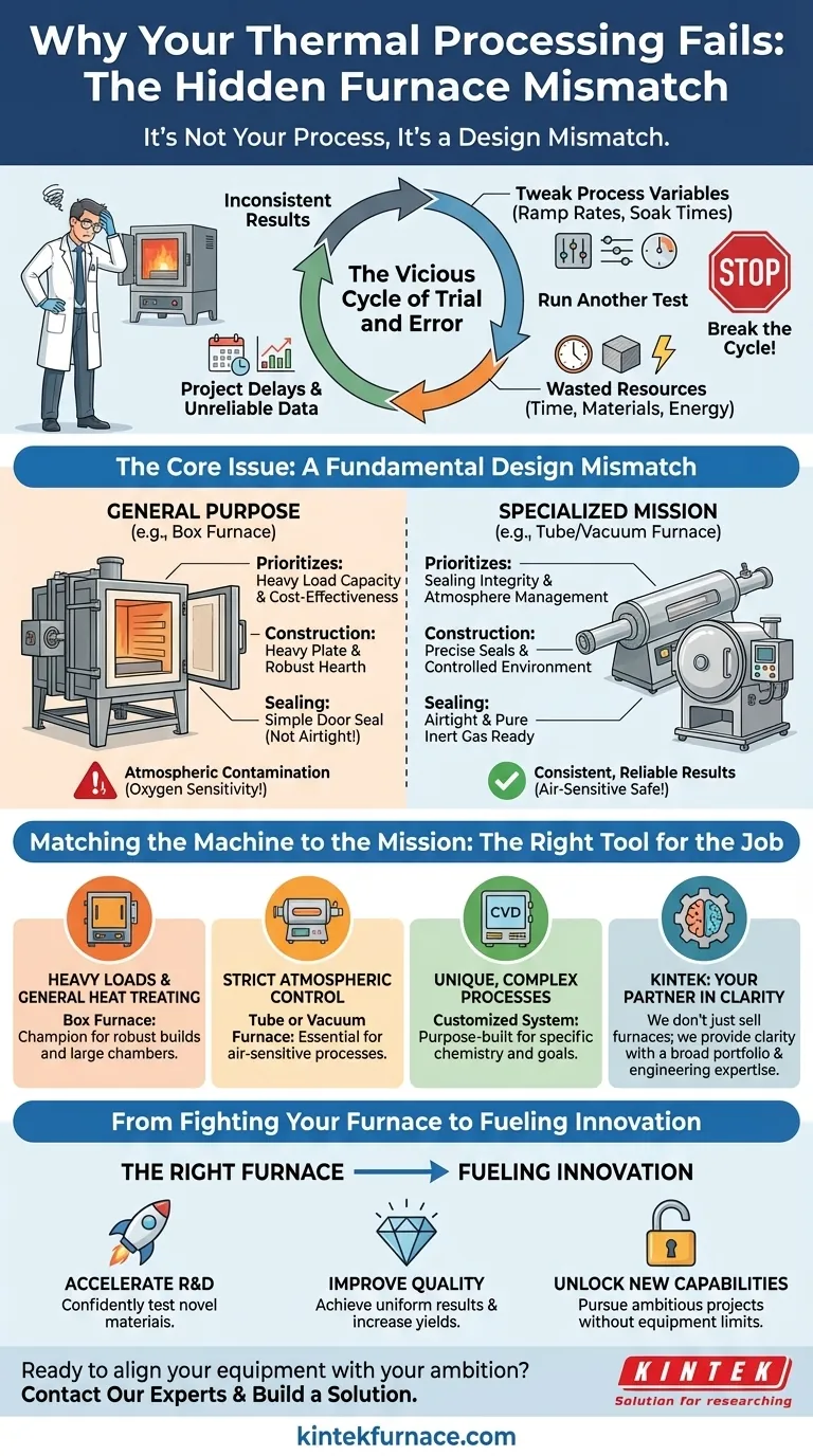 熱処理が失敗する理由：炉の隠れた不一致 ビジュアルガイド