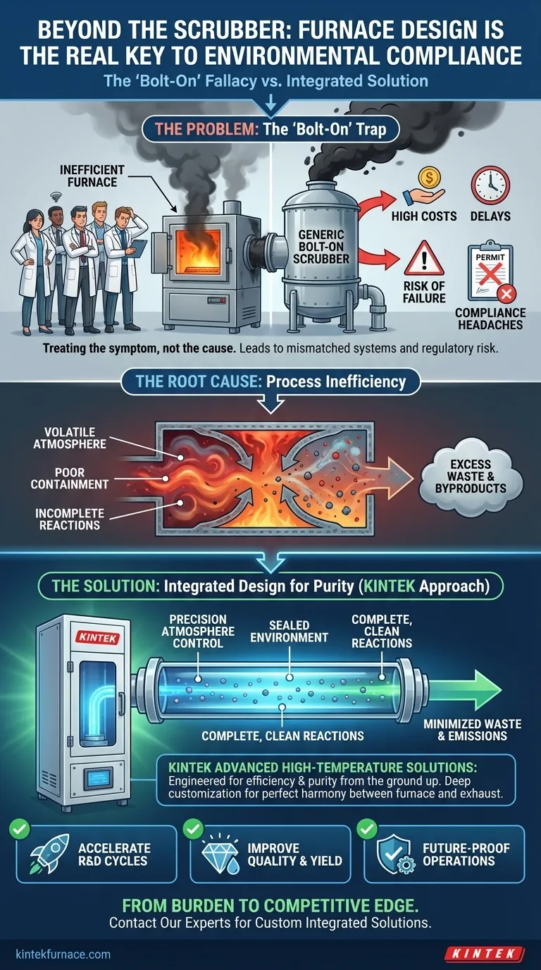 ما وراء جهاز التنقية: لماذا يعتبر تصميم الفرن الخاص بك هو المفتاح الحقيقي للامتثال البيئي دليل مرئي