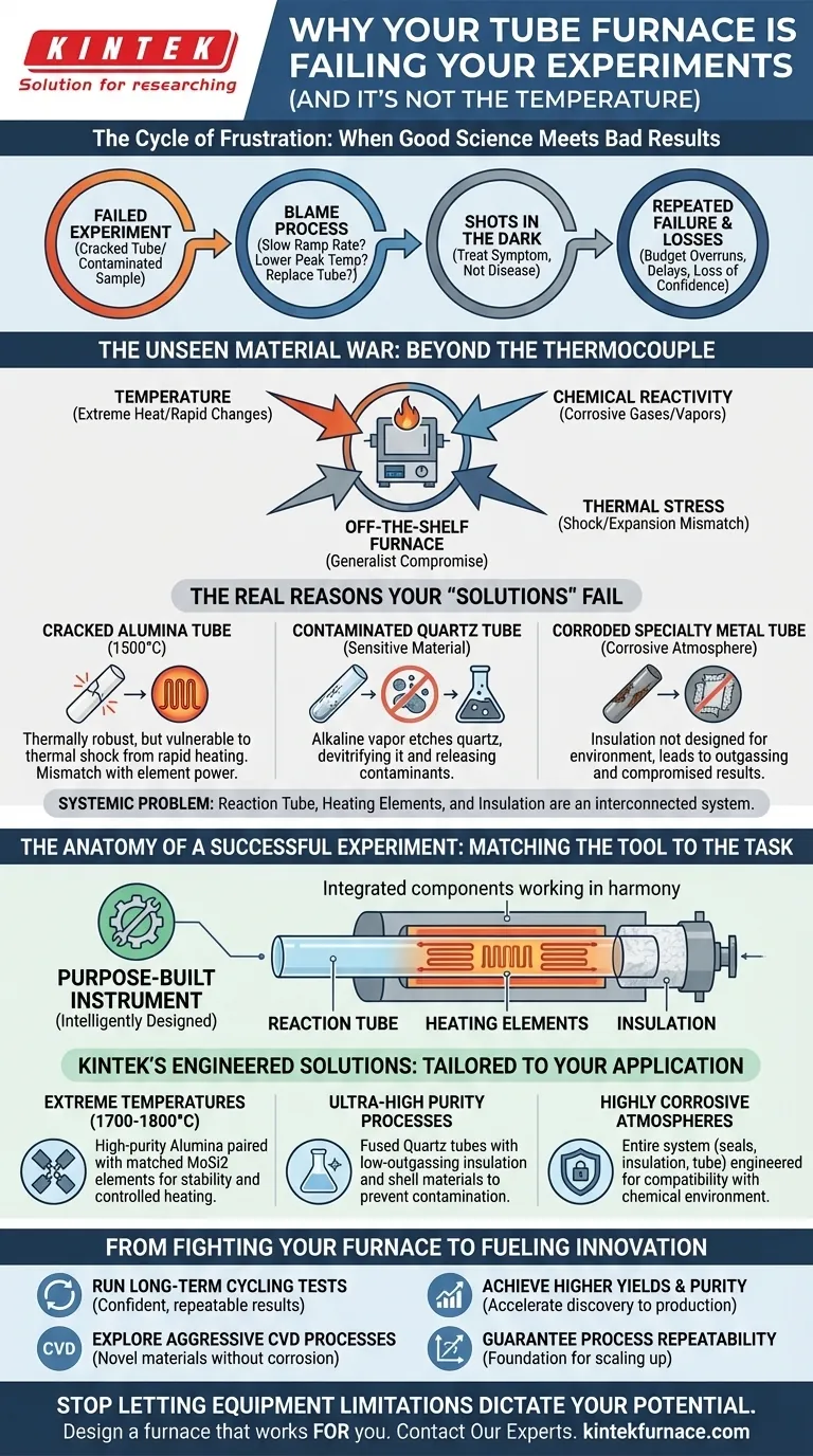 Por qué su horno de tubo está arruinando sus experimentos (y no es la temperatura) Guía Visual
