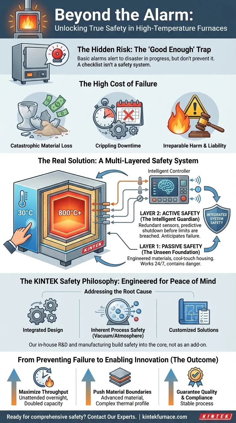 Au-delà de l'alarme : les risques cachés pour la sécurité dans votre four à haute température Guide Visuel