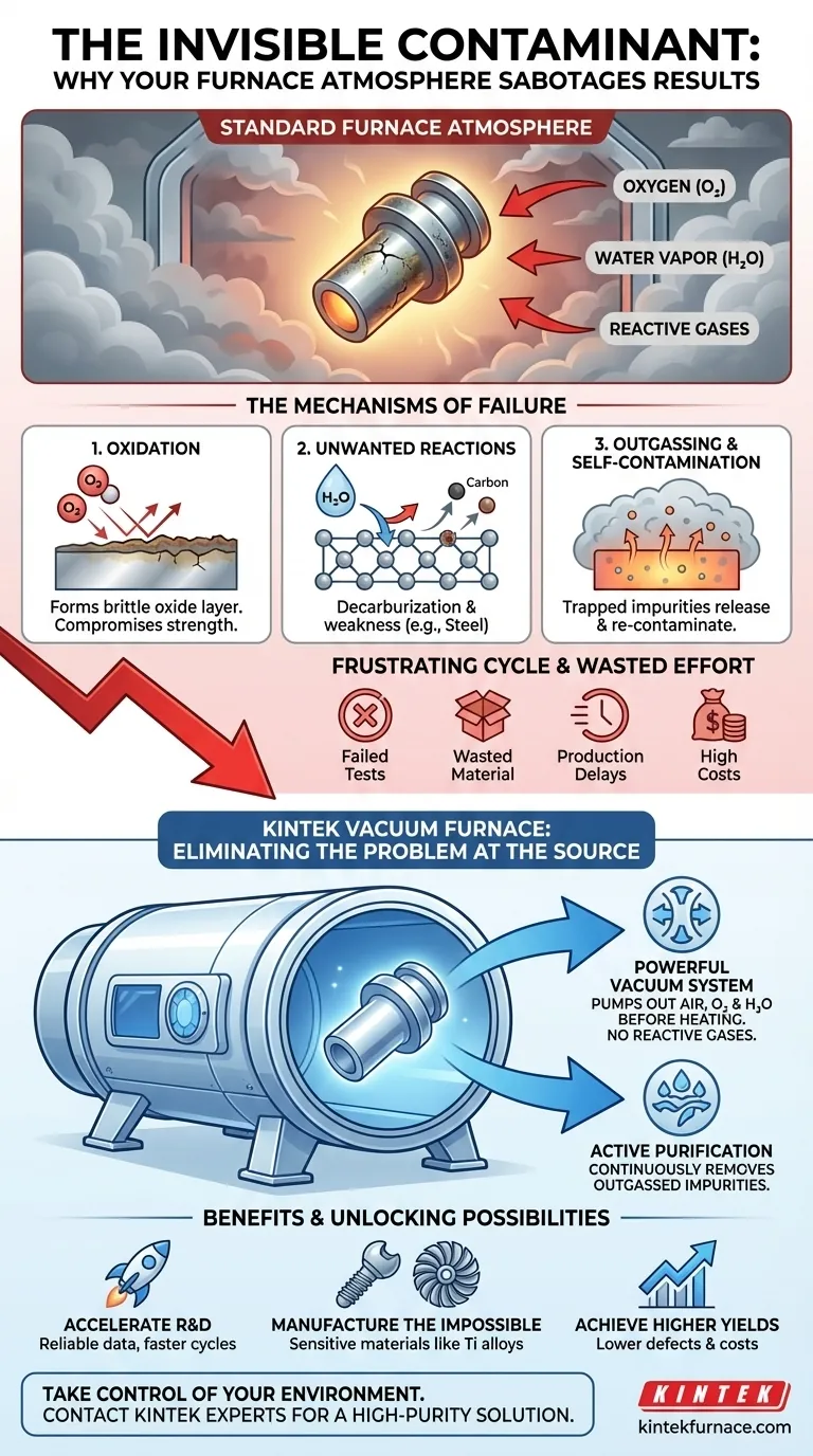 Невидимый загрязнитель: почему атмосфера вашей печи саботирует ваши результаты Визуальное руководство