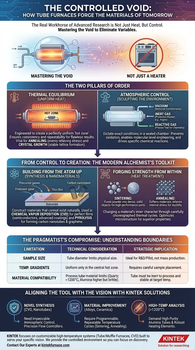 可控真空：管式炉如何锻造明日材料 图解指南