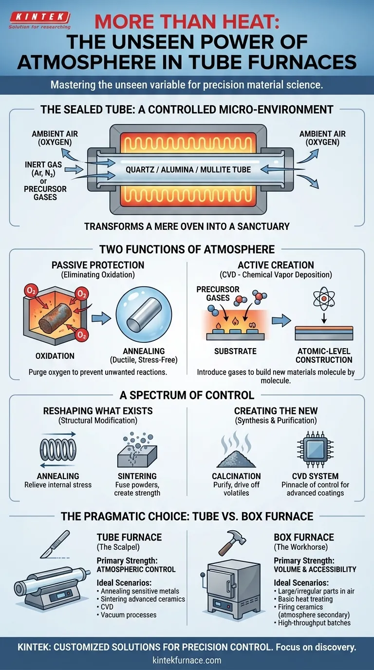 Mais do que Calor: O Poder Invisível da Atmosfera em Fornos Tubulares Guia Visual