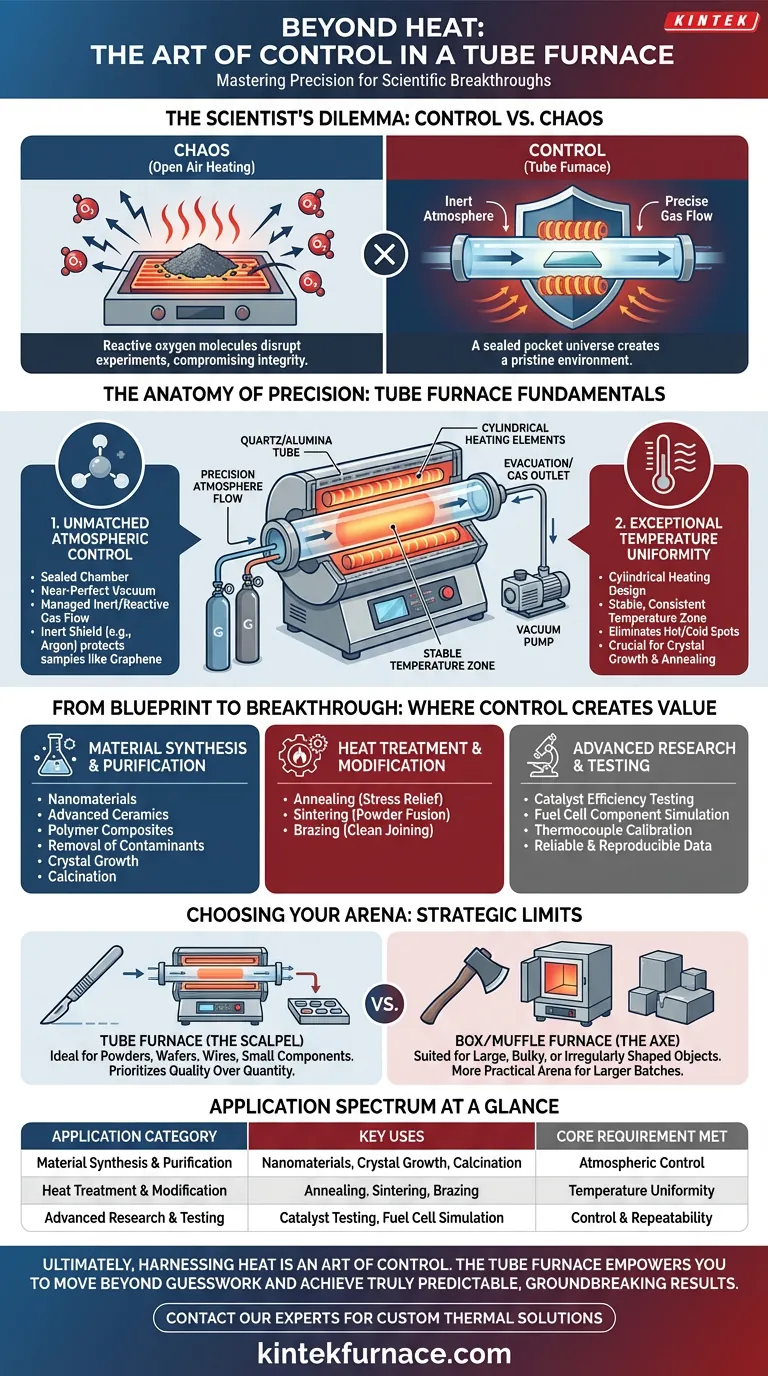Jenseits der Hitze: Die Kunst der Kontrolle im Rohrofen Visuelle Anleitung