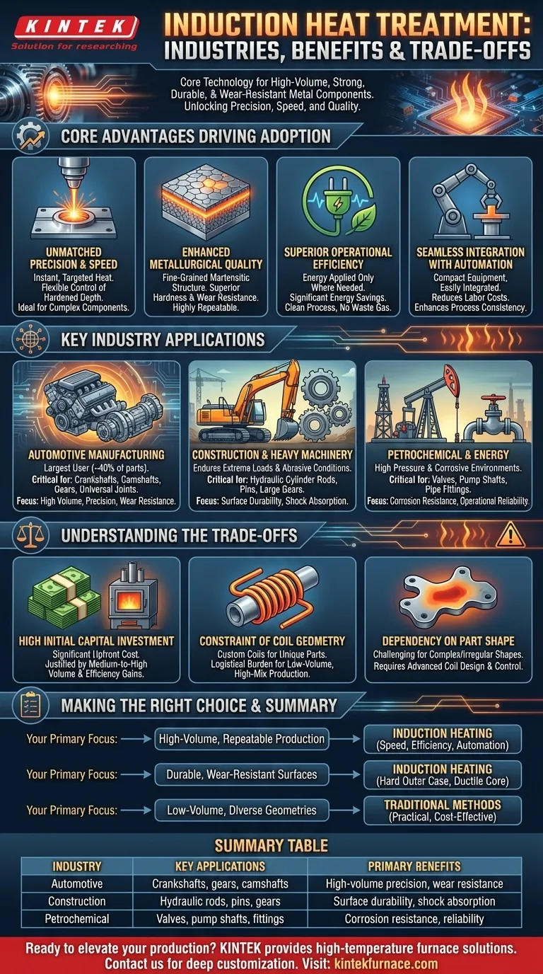 感应热处理有哪些受益行业，为什么？提升金属加工的效率和耐用性 图解指南
