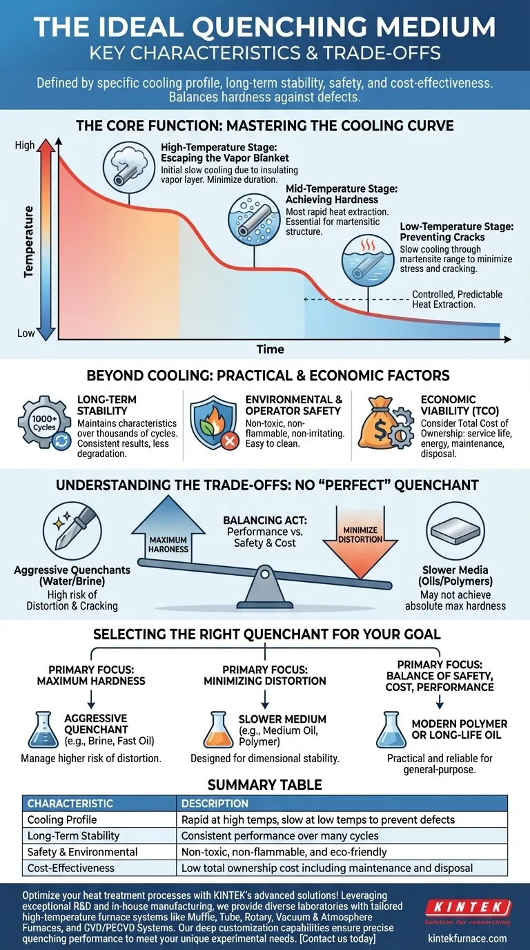 Quali sono le caratteristiche ideali di un mezzo di tempra? Ottieni durezza e sicurezza ottimali nel trattamento termico Guida Visiva