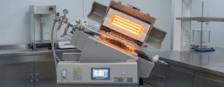 ¿Cómo se utiliza el Horno Rotatorio de Tubo Inclinado en el proceso de activación de carbono? Logre un Carbón Activado Uniforme y de Alta Porosidad