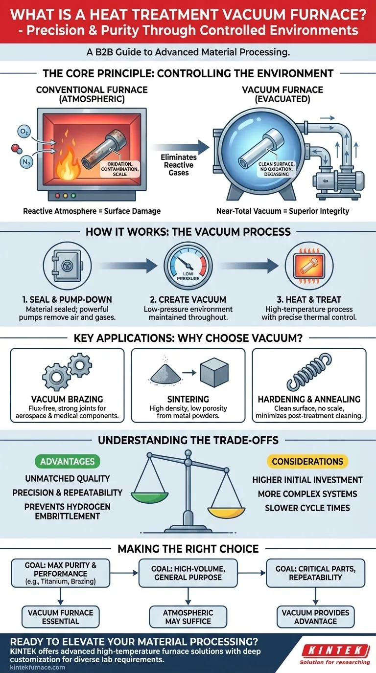 熱処理真空炉とは？優れた材料の純度と性能を実現 ビジュアルガイド