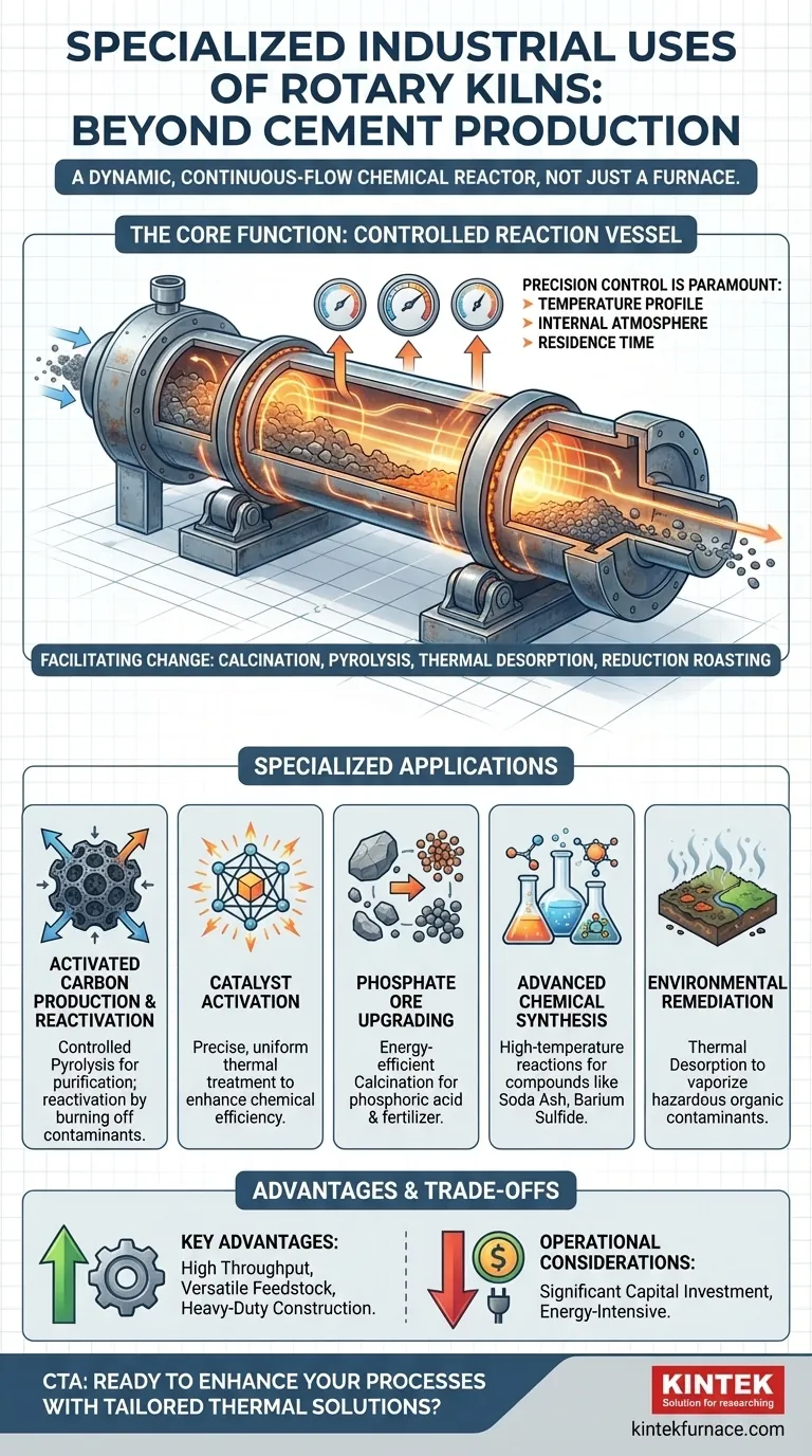회전 가마의 특수 산업용 용도는 무엇인가요? 첨단 열처리 솔루션 잠금 해제 시각적 가이드