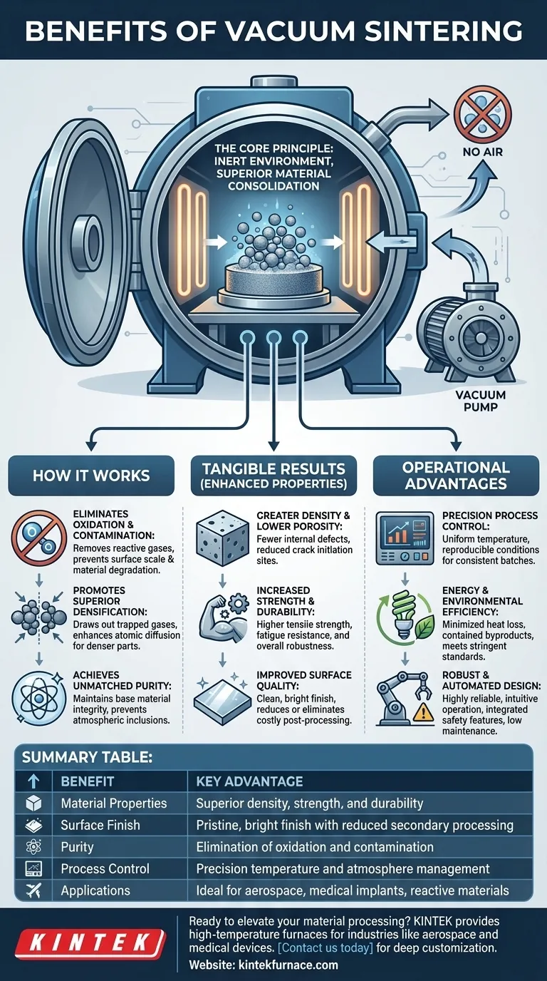 真空烧结有哪些好处？实现卓越的材料性能和纯度 图解指南