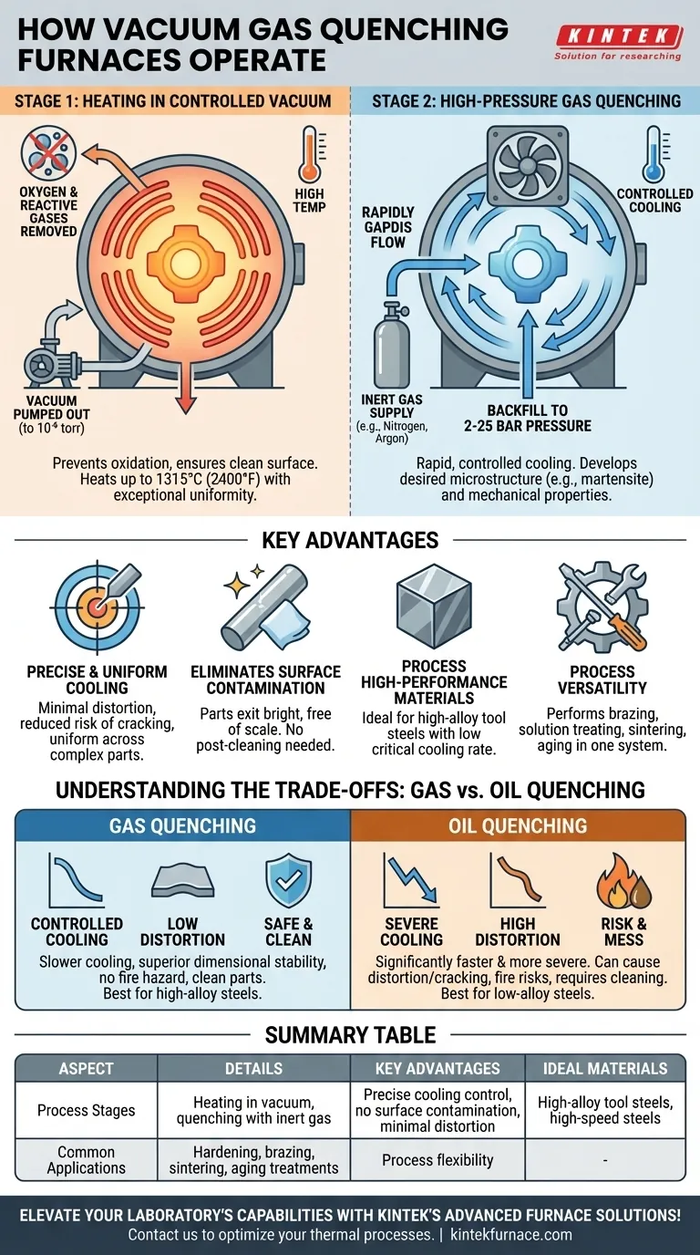 진공 가스 퀜칭로(진공 가스 담금질로)는 어떻게 작동합니까? 우수한 재료를 위한 정밀 열처리의 마스터 시각적 가이드